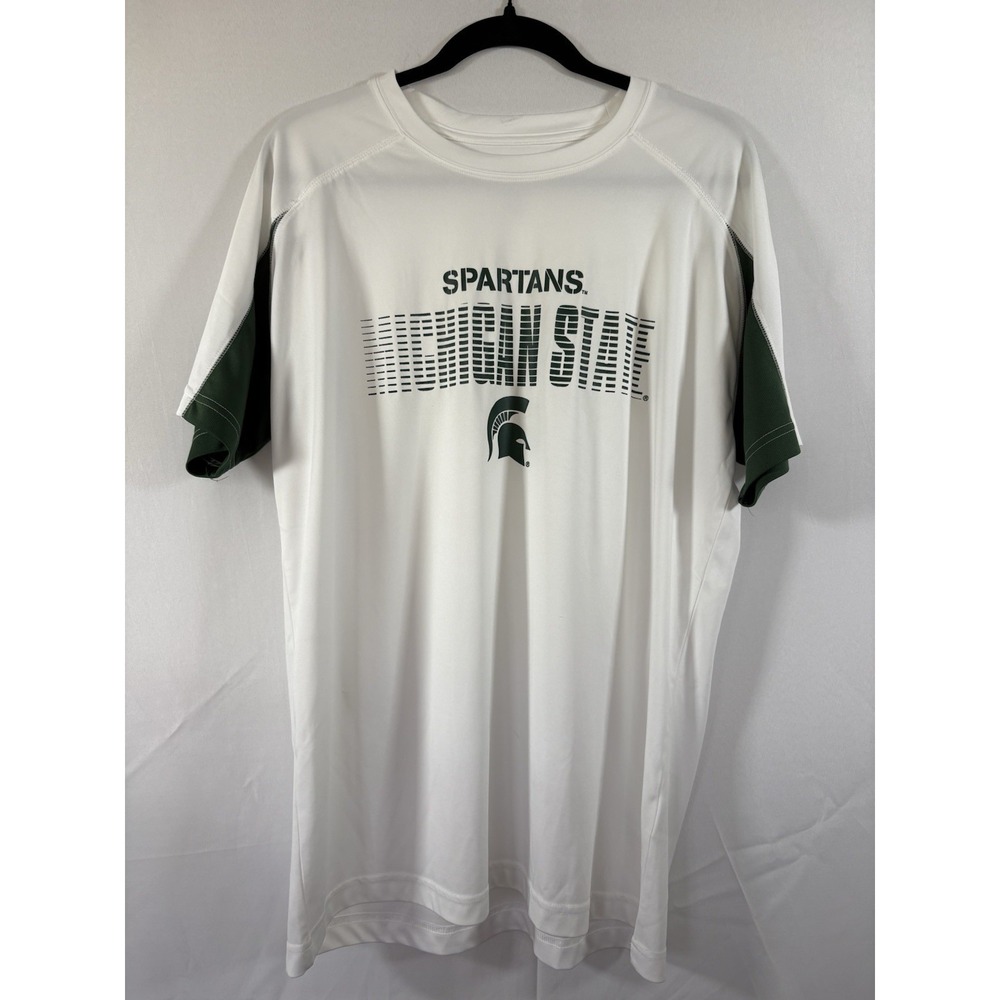 Knights Apparel shirt size L michigan state spartans pull over short sleeves